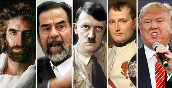 Incluyen a Jesucristo en lista de psicópatas junto a Nerón, Hitler y Trump