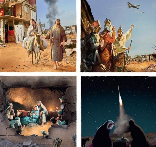 Campaña muestra cómo sería si Jesús naciera hoy en Navidad