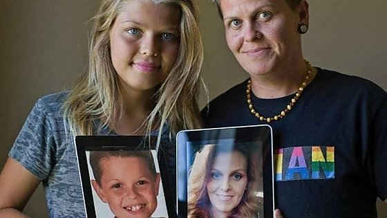 Padre e hija transexual revelan su transición de madre e hijo