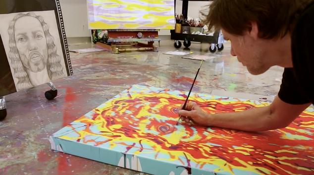 Jim Carrey pinta una imagen de Jesús afirmando: “Él acepta quién eres”