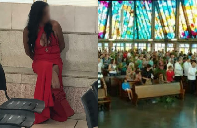 Transexual invade iglesia catolica afirmando que había sido “enviada por Dios” para predicar
