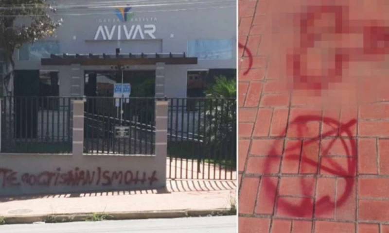 Iglesia bautista es víctima de insultos y vandalismo