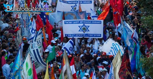 Miles de cristianos se reúnen en Jerusalén a celebrar Fiesta de los Tabernáculos