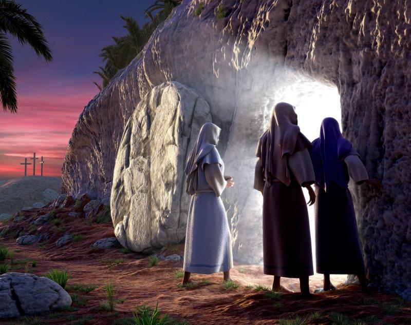 La iglesia da testimonio de la resurrección