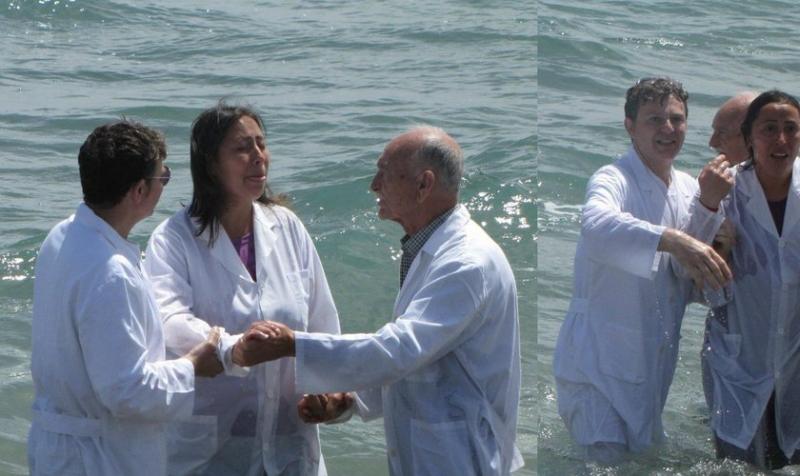 Ciega dice que Dios le devolvió su vista durante su bautismo