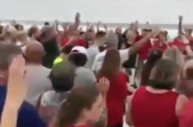 Cristianos oraron en Miami Beach para que huracán Irma se fuera lejos