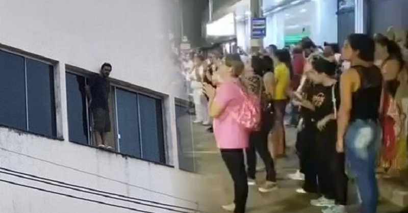 Le cantan alabanzas cristianas y hombre desiste de suicidarse