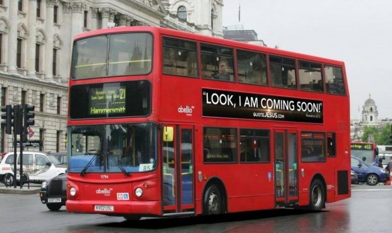 Cristianos usan buses para realizar campaña de evangelismo en Londres