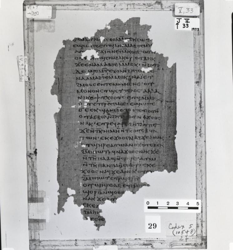 Papiro con texto apócrifo sobre Jesús es encontrado