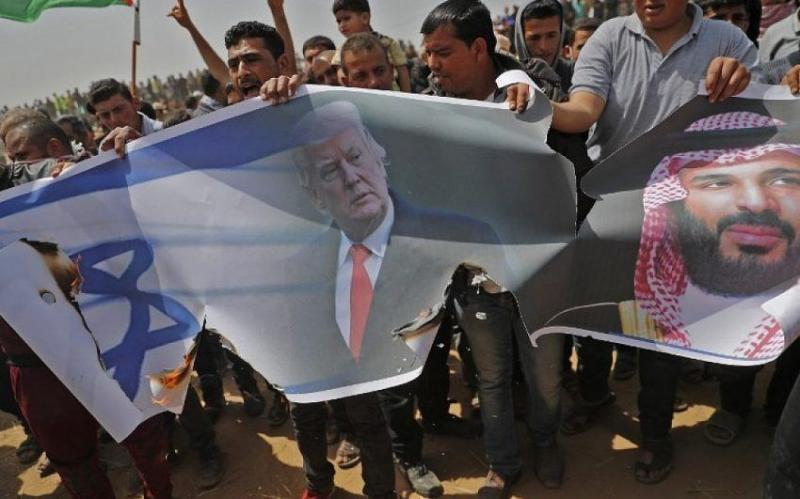 Palestinos de Gaza hacen nuevas protestas y la prensa distorsiona los hechos