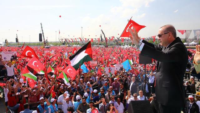 Turquía promueve manifestaciones pro-Palestina y acusa a Israel de “imitar a Hitler”