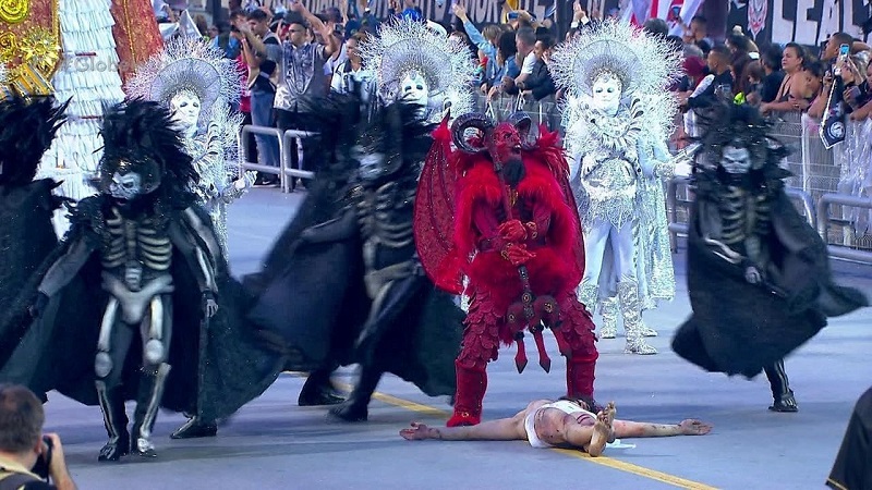 Carnaval de Brasil muestra a Satanás venciendo a Jesús