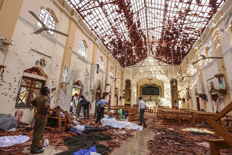 Explosiones en iglesias durante la Pascua dejan más de 200 muertos en Sri Lanka