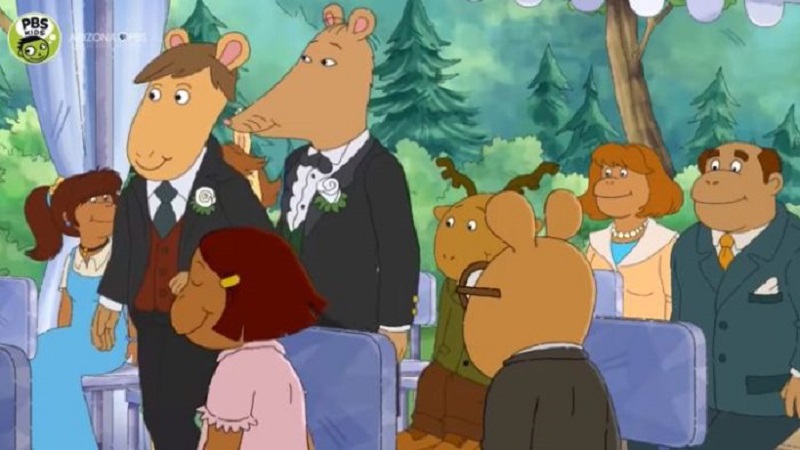 ‘Iglesia’ metodista decide presentar una boda gay de la serie infantil “Arthur”