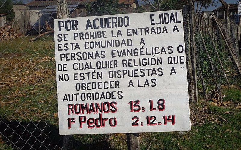 Funcionarios hacen negocio de persecución que sufren evangélicos en México