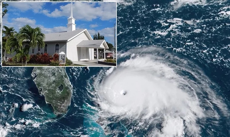 Huracán Dorian arrasa con pequeña isla en Bahamas y 3 iglesias cristianas