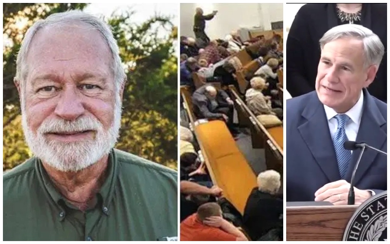 Gobernador de Texas honra a hombre que detuvo ataque de Iglesia