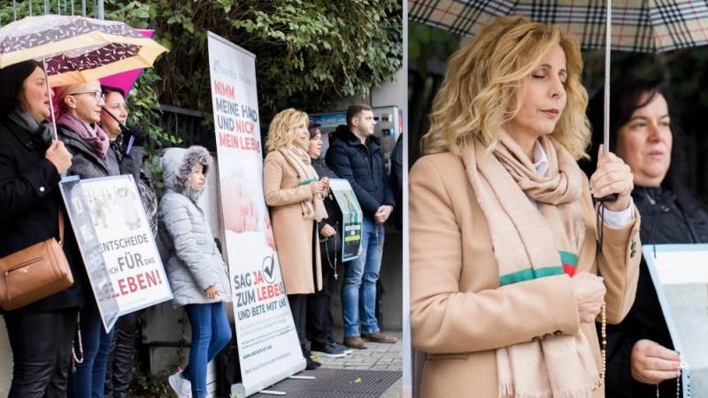 Prohíben a grupo pro vida alemán orar fuera de un centro de abortos